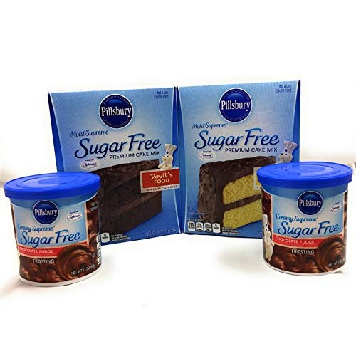 Pillsbury Sugar Free Cake Mix And Frosting Bundle. Moist Devils