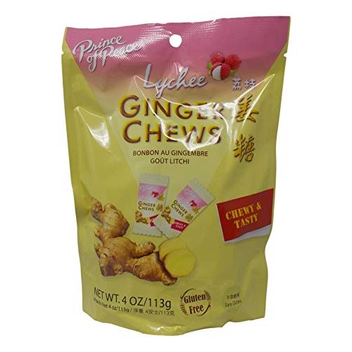 Prince Of Peace Natural Ginger Chews 4 Flavor Variety - 1 Each