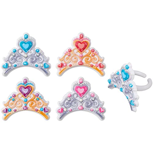 Princess Crown Tiara Cupcake Toppers Baking Supplies Favors Cake