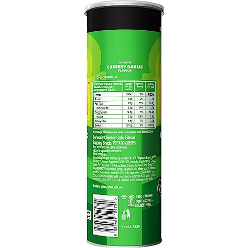 Pringles Limited Edition Seriously Cheesy Garlic 97g x 2 Cans