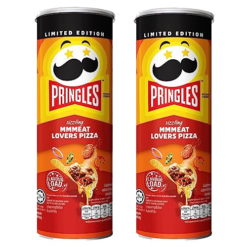 Pringles Limited Edition Sizzling MMMEAT LOVERS PIZZA | 97g x 2...