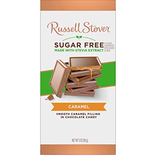 Russell Stover Sugar Free Caramel &Amp; Chocolate Candy Bar, 3 Oz. P