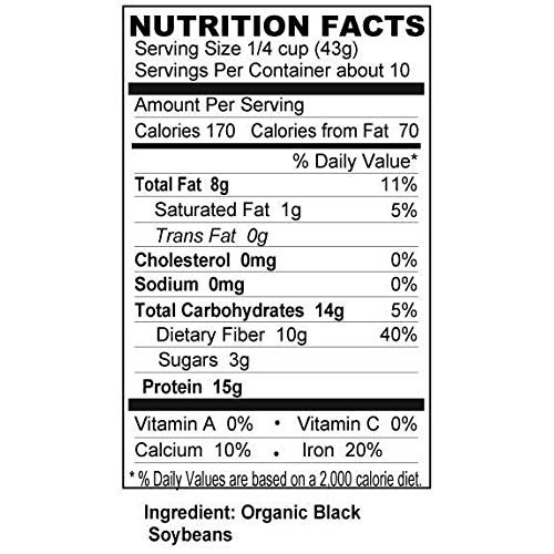 Shiloh Farms - Organic Black Soybeans 2 Pack - 15 Ounce Each