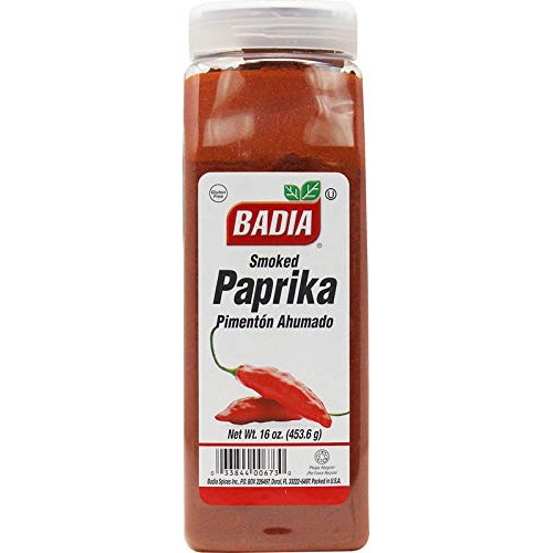 Smoked Paprika, 16 Oz,  Badia Seasoning Paprika Powder Made From