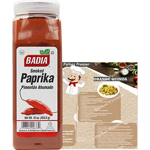 Smoked Paprika, 16 Oz,  Badia Seasoning Paprika Powder Made From