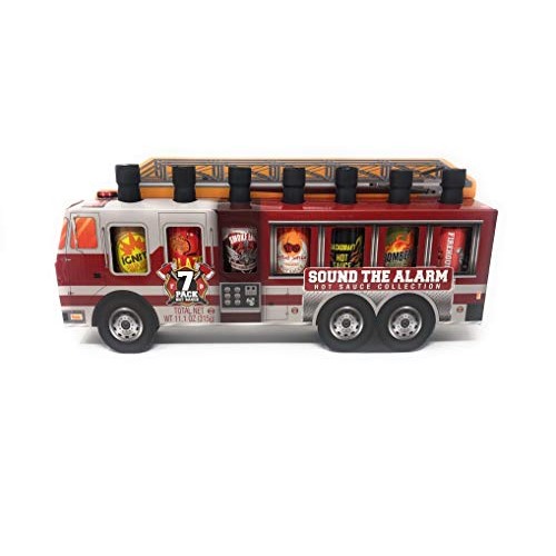 Sound The Alarm Hot Sauce Collection 7 Pack Gift Set-7 Sauce Set