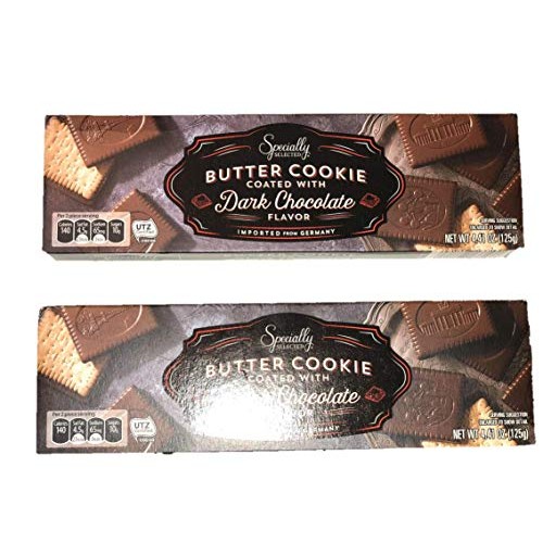 2 Packs Specially Selected - Butter Cookie Coated With Dark Choc