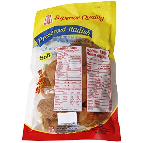 Superior Quality Preserved Salted Radish - 8 Oz - Product Of Tha