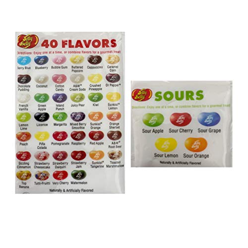 Sweet And Sour Jelly Belly Jelly Beans , Assorted Jelly Belly 40
