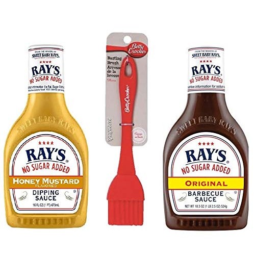Sweet Baby Rays No Sugar Added Sauce Bundle~ Lot Of 2~ Original