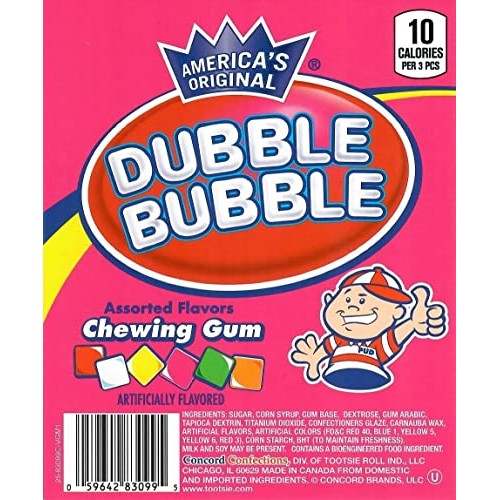 SweetXO Dubble Bubble Assorted Chewing Gum 8oz