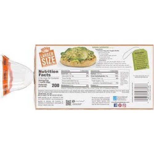 Thomas KING SIZE English Muffins-12oz. 4-Count- 2PK