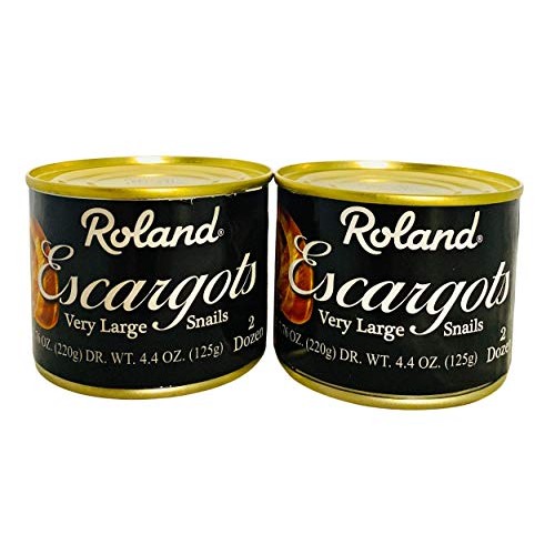 Two Cans Of Roland Escargots Very Large Snails - 2 Dozen In Each
