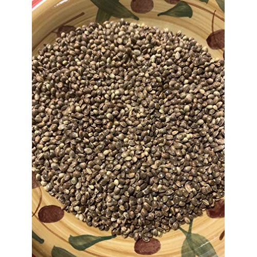 Whole Hemp Seeds Nuts Premium 60G Unshelled Grain, Vegan, Allerg