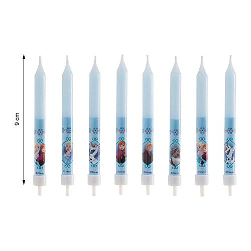 8 Frozen Birthday Candles