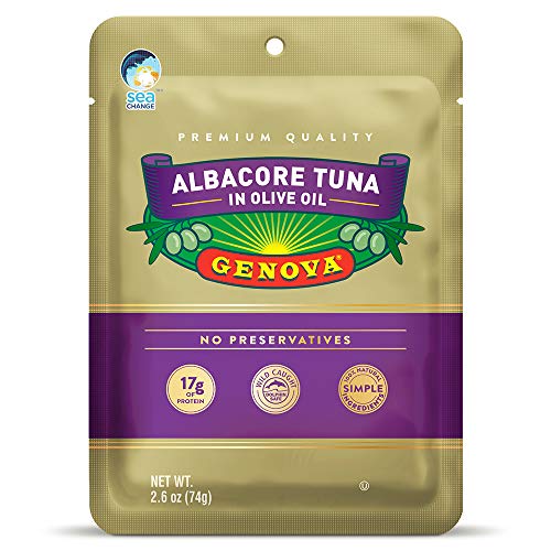 Genova Premium Albacore Tuna In Olive Oil With Sea Salt, Wild Ca