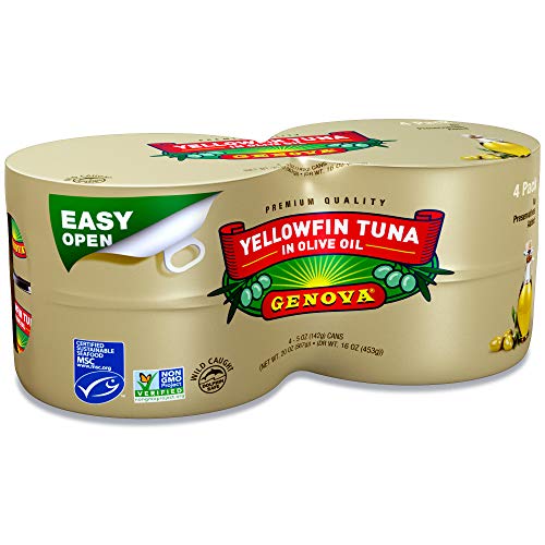 Genova Tonno Solid Light Yellowfin Tuna In Olive Oil, Each 4 Co