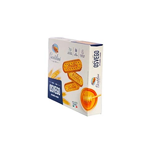 Gentilini Osvego Italian Honey Biscuit Cookies | 250 Gram | 8.8