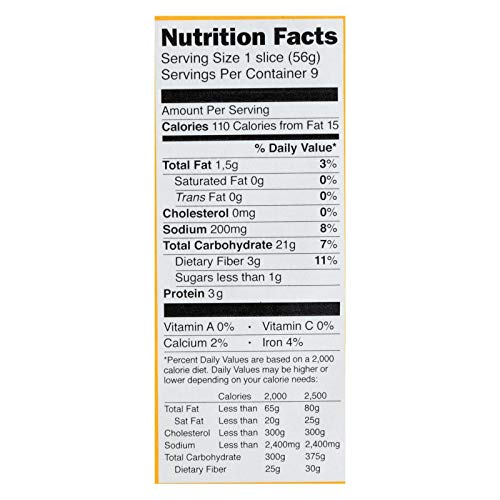 Genuine Bavarian Organic Whole Rye Bread, 17.6 Ounce - 6 Per Case.