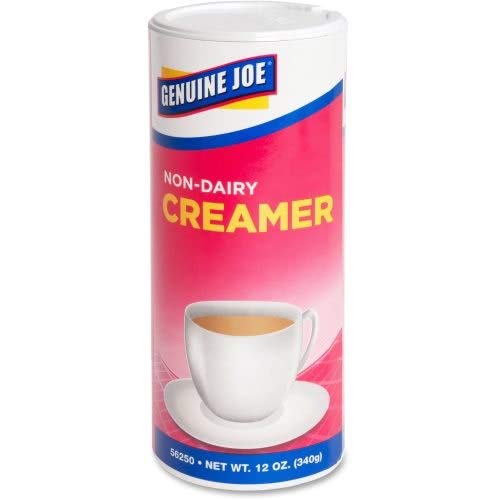 Genuine Joe 56250Ct Nondairy Creamer, Powdered, Canister, 12Oz,