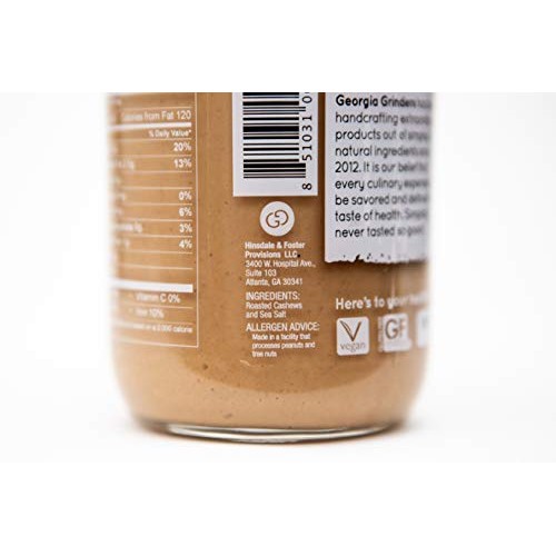 Georgia Grinders Cashew Butter Creamy - 2 Jars
