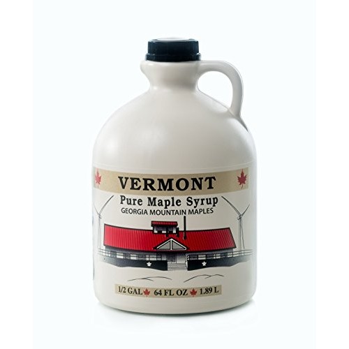 Georgia Mountain Maples Of Vermont, Organic Maple Syrup, Dark Co