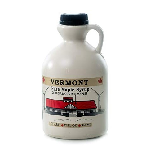Georgia Mountain Maples Of Vermont, Organic Maple Syrup, Dark Co
