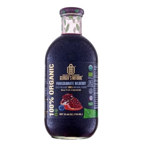 Georgia’s Natural Organic Pomegranate and Blueberry Juice Fusion...