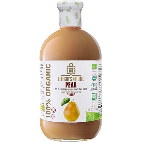 Organic Pear Juice,Cold Pressed, Not From Concentrate,100% Organ
