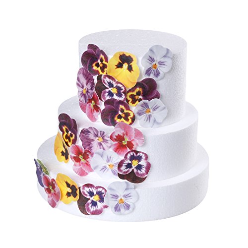Georld 36Pcs Edible Pansies Cupcake Toppers &Amp; Cake Decoration,Fl
