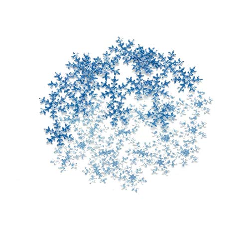 Georld 36Pcs Edible Wafer Snowflakes Cake Topper Cupcake Toppers