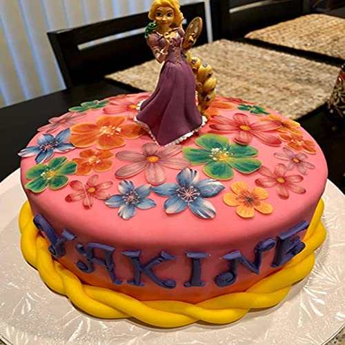 Georld Set Of 48 Edible Flowers Cupcake Toppers Wedding Cake Bir