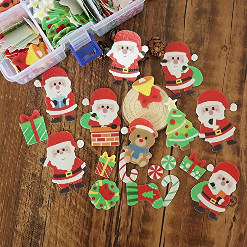 Georld 48 Pcs Wafer Edible Christmas Paper Party Cake &Amp; Cupcake