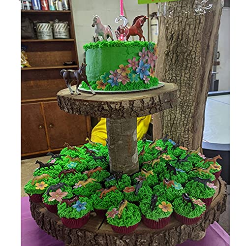 Georld Set Of 48 Edible Flowers Cupcake Toppers Wedding Cake Bir