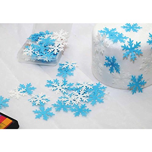 Georld Set Of 48 Edible Snowflakes Cupcake &Amp; Cake Toppers Christ