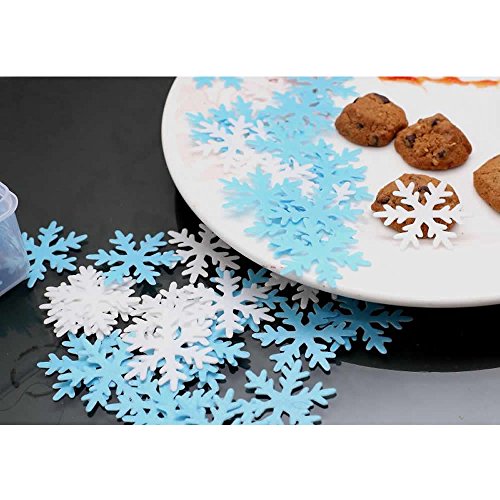 Georld Set Of 48 Edible Snowflakes Cupcake &Amp; Cake Toppers Christ