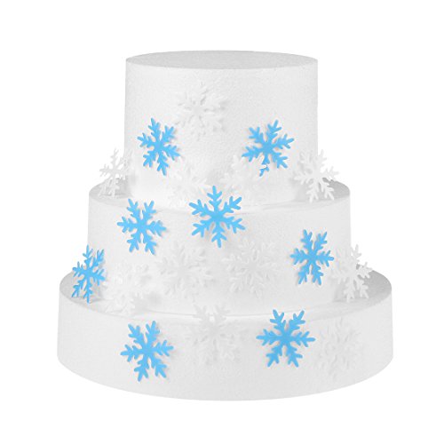 Georld Set Of 48 Edible Snowflakes Cupcake &Amp; Cake Toppers Christ