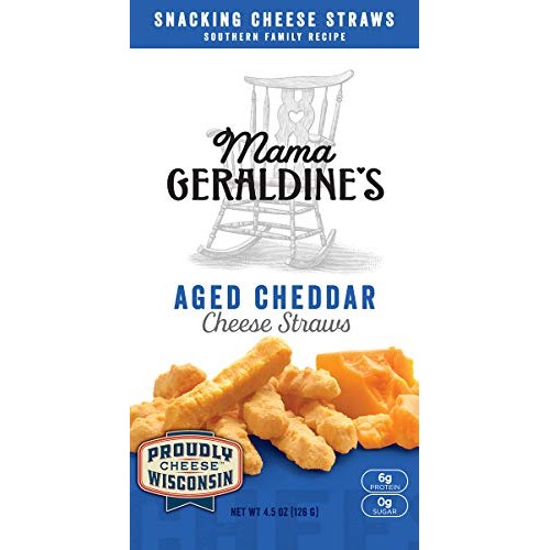 Geraldines Cheese Straws, Aged Cheddar, 4.5-Ounce Pack Of 6