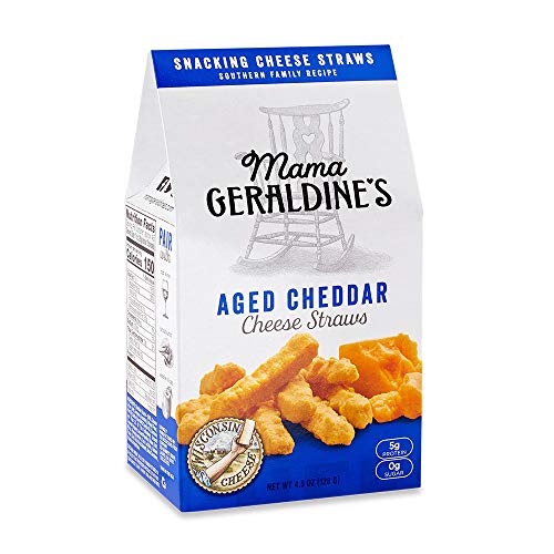 Geraldines Cheese Straws, Aged Cheddar, 4.5-Ounce Pack Of 6