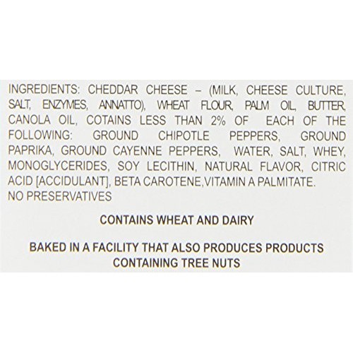 Geraldines Cheese Straws, Chipotle Cheddar, 4.5 Ounce