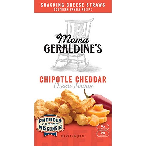 Geraldines Cheese Straws, Chipotle Cheddar, 4.5 Ounce