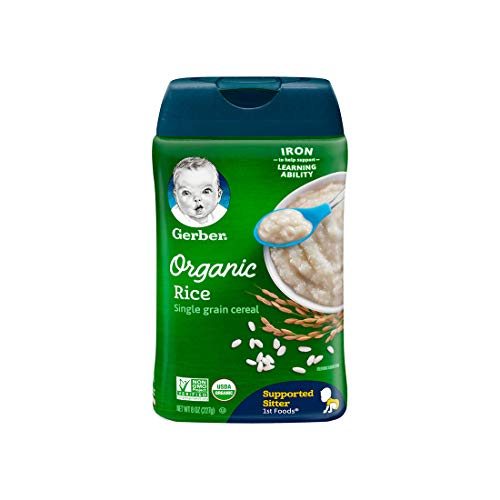 Gerber Organic Rice Cereal, 8 Ounce