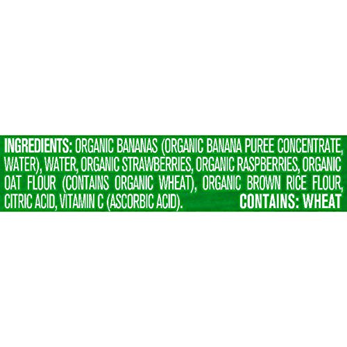 Gerber Organic 2Nd Foods Baby Food, Bananas, Red Berries &Amp; Grano