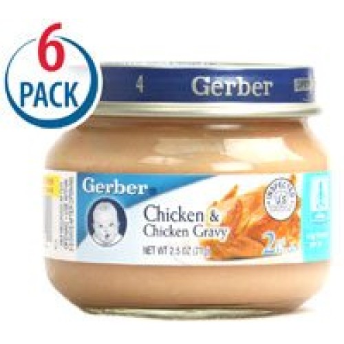 Gerber 2Nd Foods Chicken And Chicken Gravy -- 2.5 Oz Each / Pack