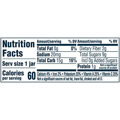 Gerber 2Nd Foods Baby Food Jars, Natural Pear Carrot Pea, 4 Ounc