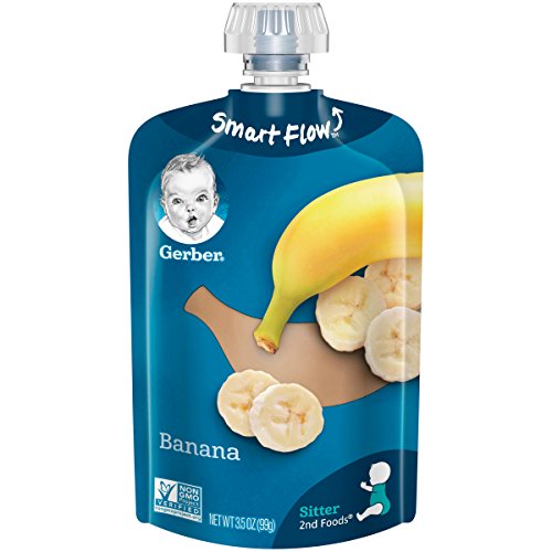Gerber 2Nd Foods, Banana Pureed Baby Food, 3.5 Ounce Pouch Pack