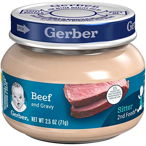 Gerber 2Nd Foods Beef &Amp; Beef Gravy Pack Of 20