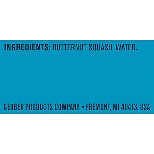 Gerber 2Nd Foods Butternut Squash Pureed Baby Food, 4 Ounce Tubs