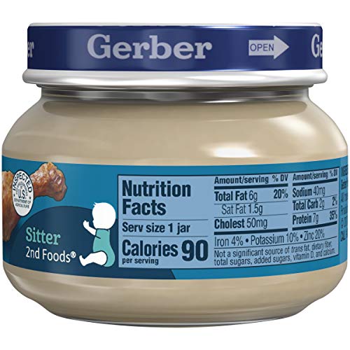 Gerber 2Nd Foods Meats-Chicken &Amp; Gravy-2.5 Oz-12 Pack, 12 Count