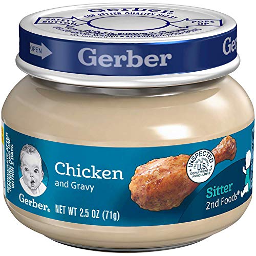 Gerber 2Nd Foods Meats-Chicken &Amp; Gravy-2.5 Oz-12 Pack, 12 Count